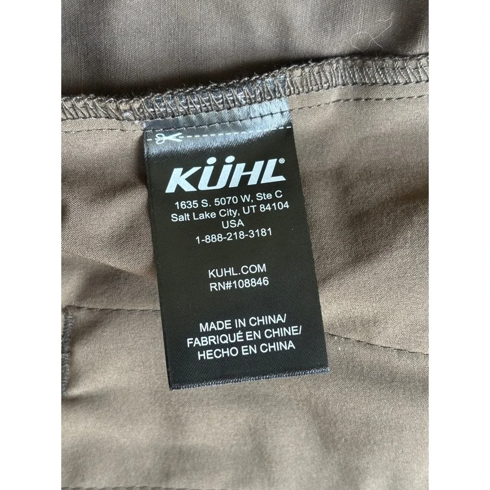 KUHL Kollusion Jacket Mens S Brown Projekt  Full Zip Hood Field Coat Utility